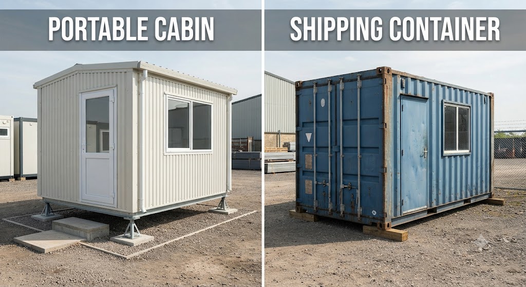 GI vs MS Portable Cabin